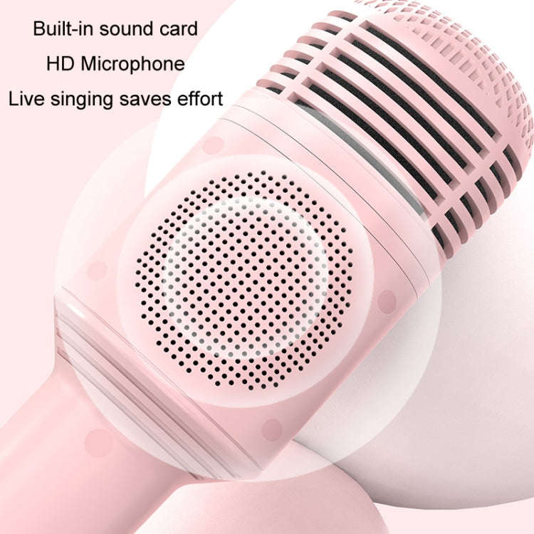 K10 Children Bluetooth Microphone Audio All-In-One Machine(Blue)