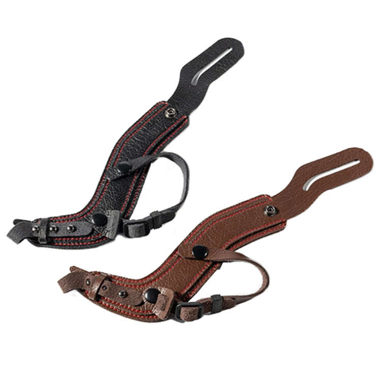 SLR Camera Wrist Strap Camera Anti-drop Microfiber Leather Wrist Strap(Black)