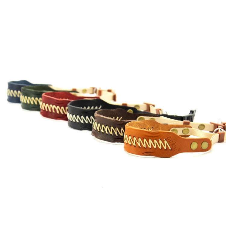 Zeku Retro Leather SLR Wristband Anti-drop Camera Wrist Strap without Camera(Coffee)