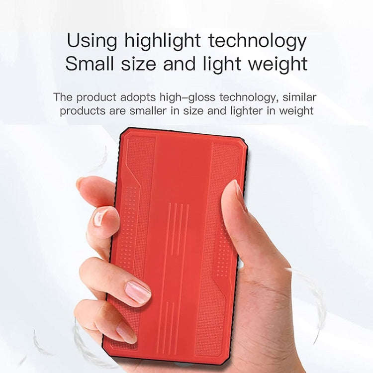 R23 Car Emergency Start Large Capacity Power Bank With LED Light(Red)