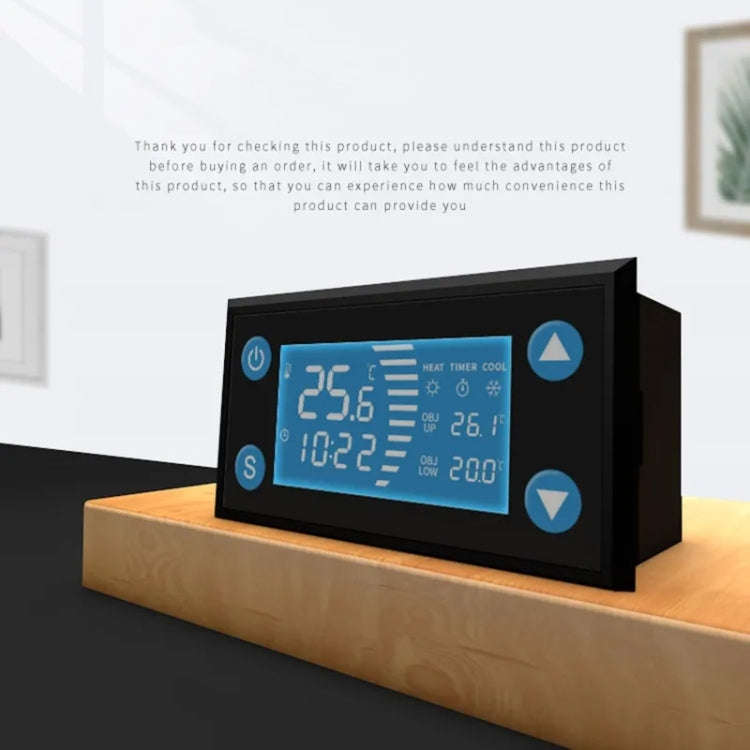 W-1213 Intelligent Digital Display Fish Tank Climbing Pet Thermostat Planting Hatch Breeding Temp...