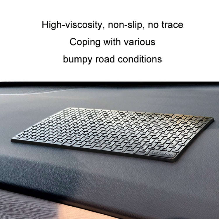 BEN.JACK Car Central Control Dashboard Mobile Phone Anti-Skid Mat, Color: Transparent Large