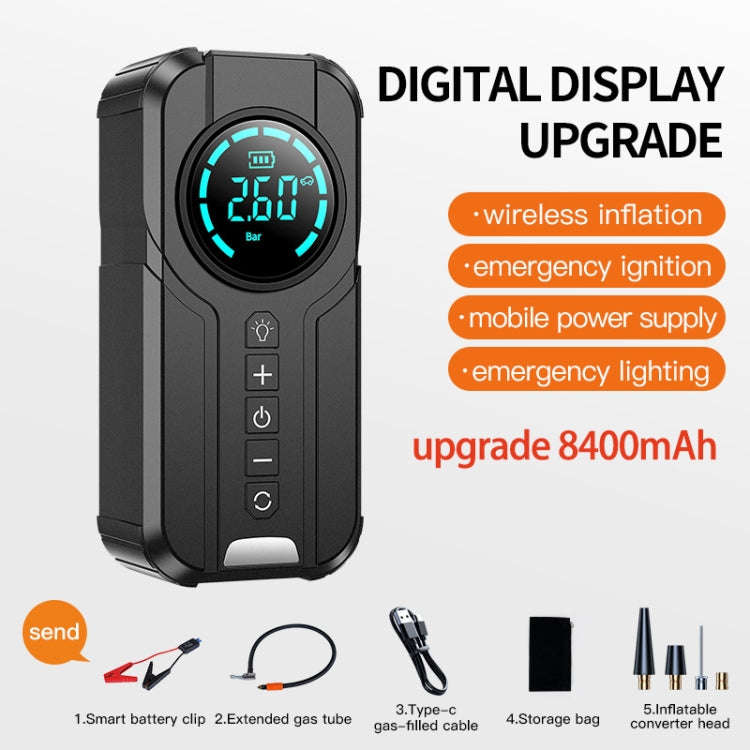 YX1920SH 80400mAh Vehicle Emergency Start Power Supply Air Pump All-in-one Machine