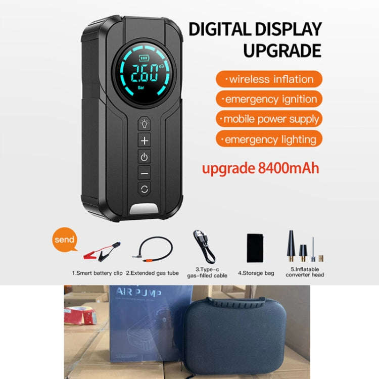 YX1920SH 8000mAh+EVA Bag Vehicle Emergency Start Power Supply Air Pump All-in-one Machine