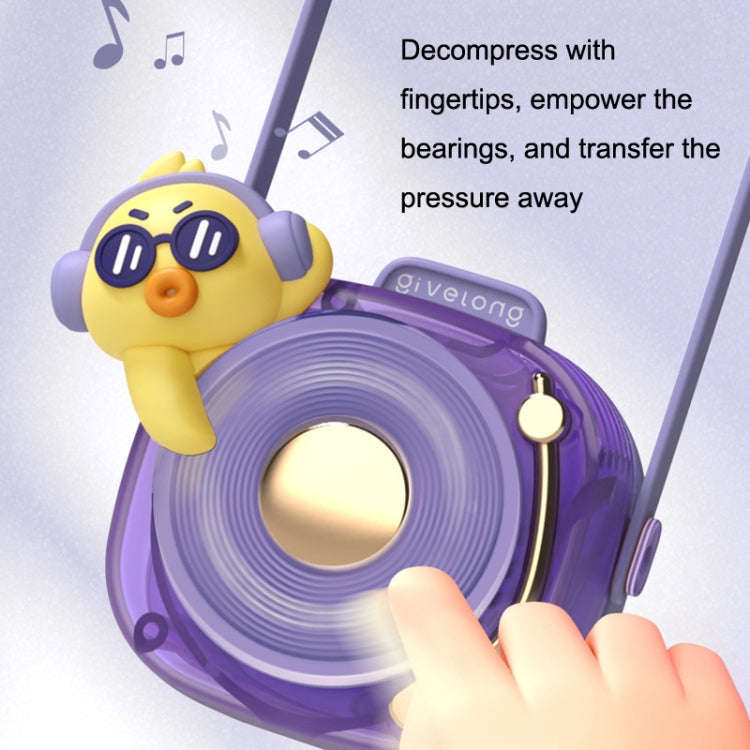 GL120-123 Hanging Neck Fan Summer Handheld USB Portable Mini Fan(Blue)