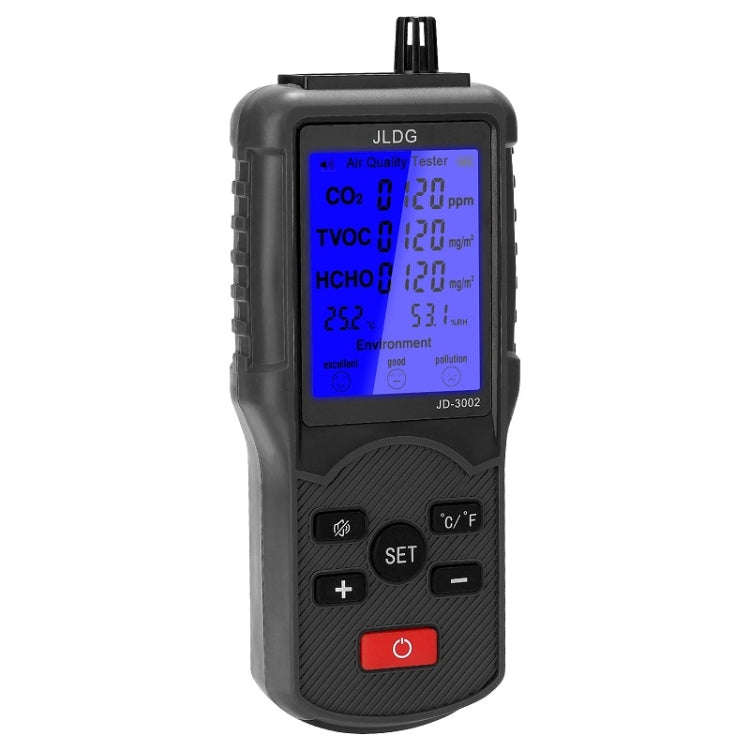 JD-3002 Carbon Dioxide Comprehensive Air Quality Temperature Humidity Detector(480g)