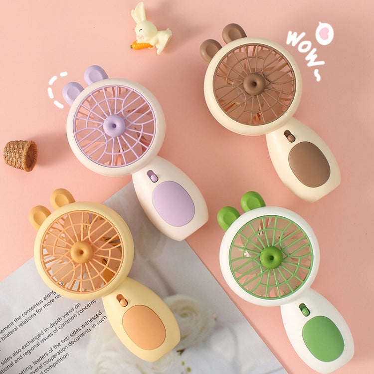 AP238 Outdoor Mini Portable Handheld USB Fan Night Light(Pink)