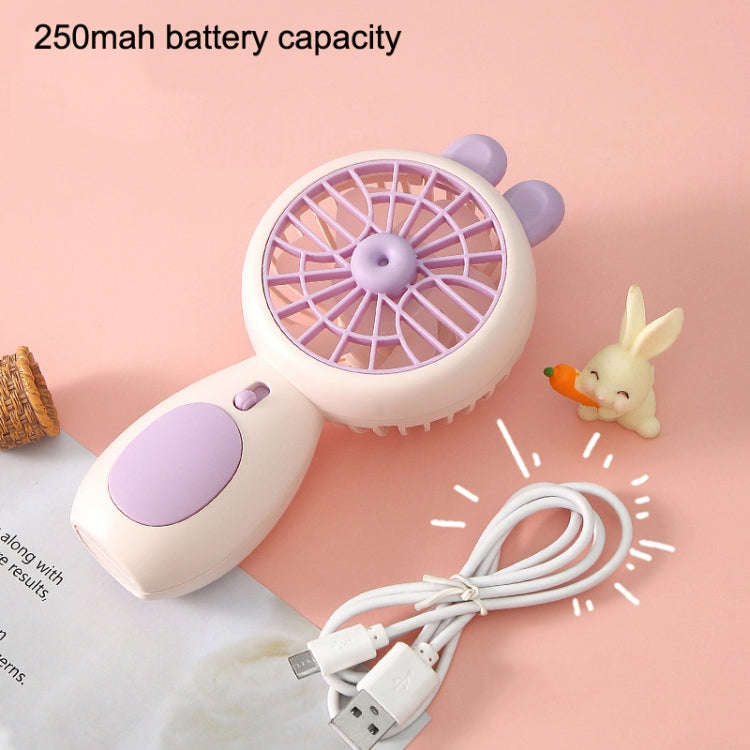 AP238 Outdoor Mini Portable Handheld USB Fan Night Light(Green)