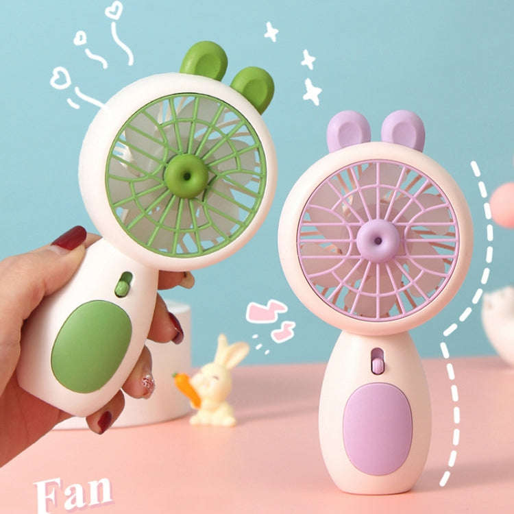 AP238 Outdoor Mini Portable Handheld USB Fan Night Light(Green)