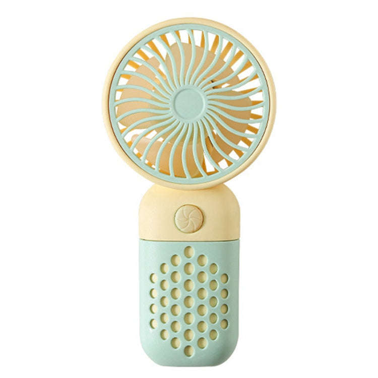 Z8 Handheld Cute Mini USB Fan Portable Dormitory Desktop Fan(Yellow)