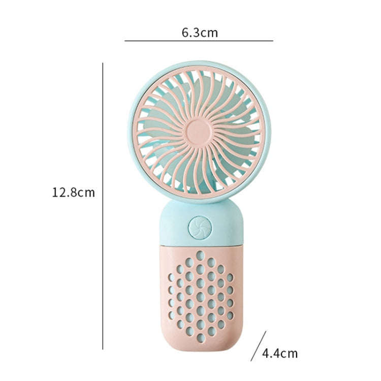 Z8 Handheld Cute Mini USB Fan Portable Dormitory Desktop Fan(Yellow)