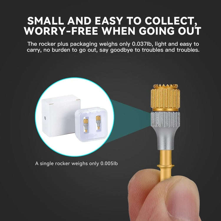 For DJI Mini 3 Pro RCSTQ Aluminum Alloy Two Color Telescopic Joystick With Screen Remote Control ...