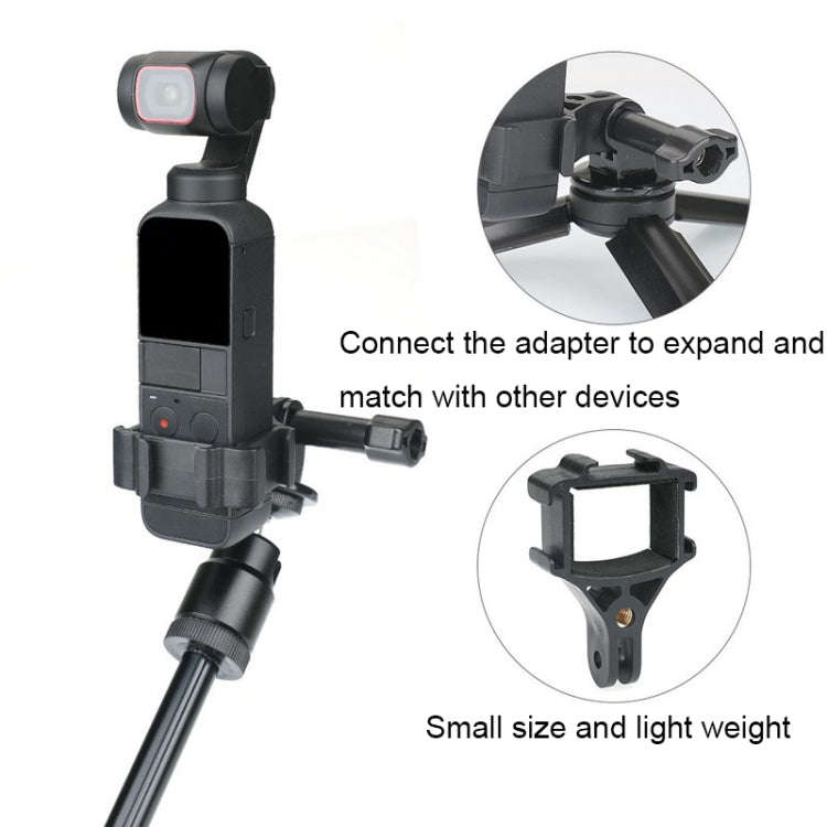Black RCSTQ for DJI Pocket 2 Expansion Adapter Holder Camera Fixed Connection Accessories