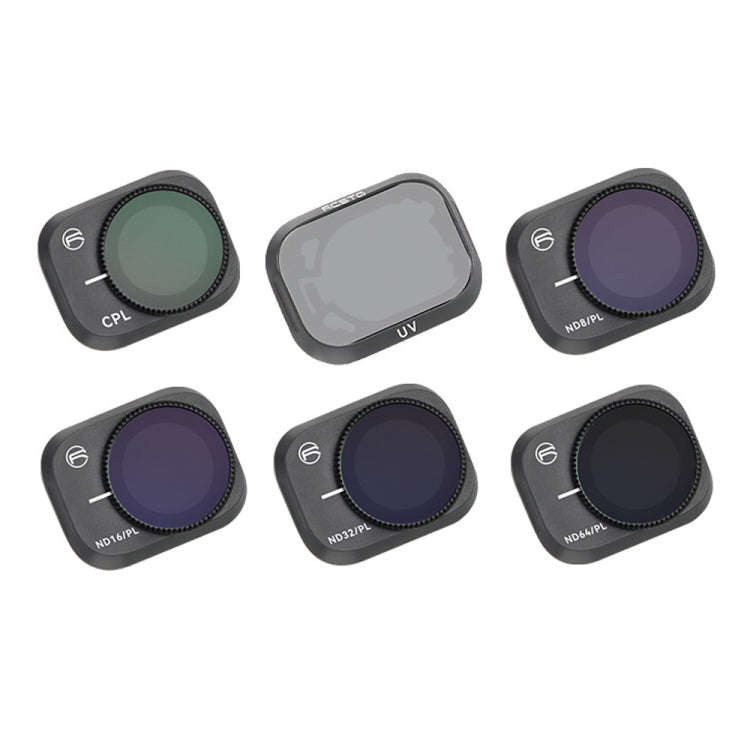 For DJI Mini 3 Pro RCSTQ PL Filters Drone Accessoires 6 In 1 UV+CPL+ND/PL 8/16/32/64
