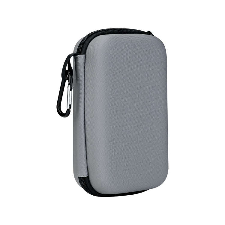For DJI Action 2 RCSTQ Action Camera Hard Case Accessory Bag(Silver Gray)