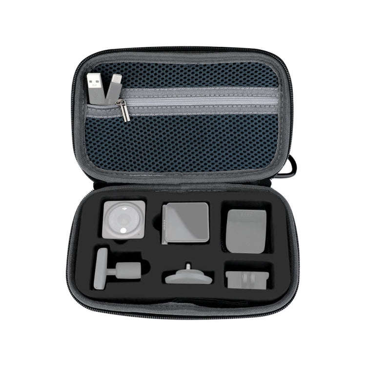 For DJI Action 2 RCSTQ Action Camera Hard Case Accessory Bag(Silver Gray)