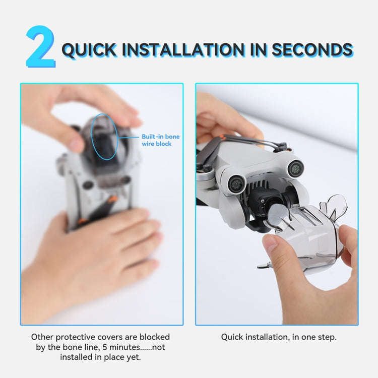 For DJI Mini 3 Pro RCSTQ Drone Accessories Simple Paddle
