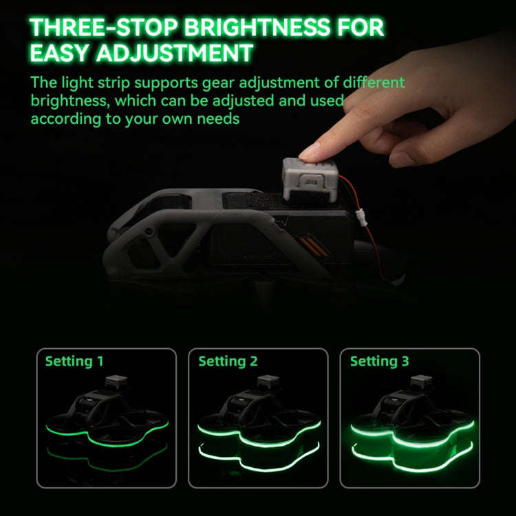 For DJI Avata RCSTQ Light-emitting Light Strip Night Flight Warning Light Strip(Blue)