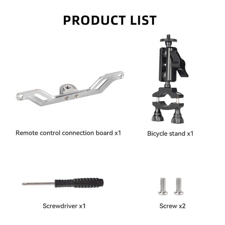 For DJI Mini 3 Pro RCSTQ Bicycle Cycling Bracket With Screen Remote Control And Drone Accessories...