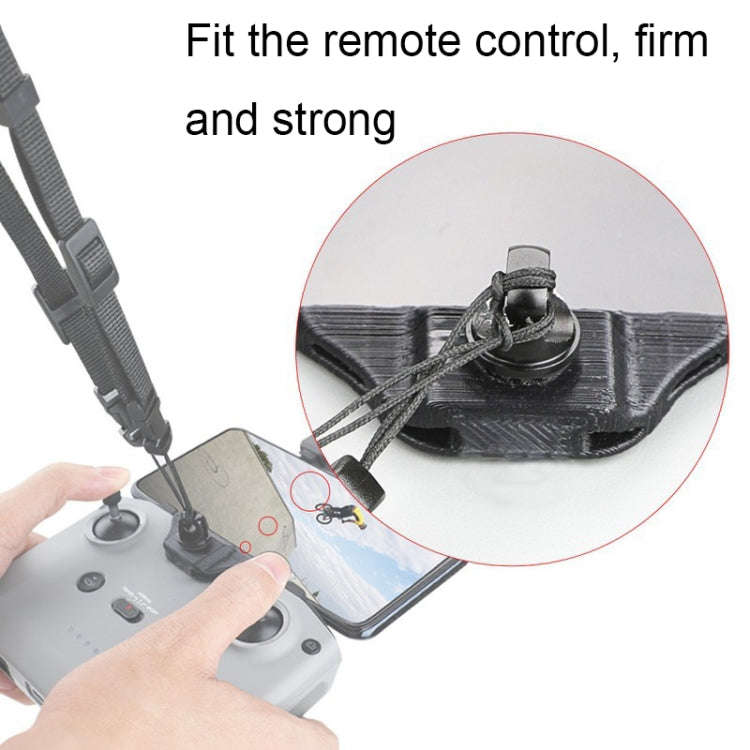 RCSTQ for DJI Mavic Air 2 Remote Adjustable Quick Release Lanyard with Clip Drone Remote Control ...
