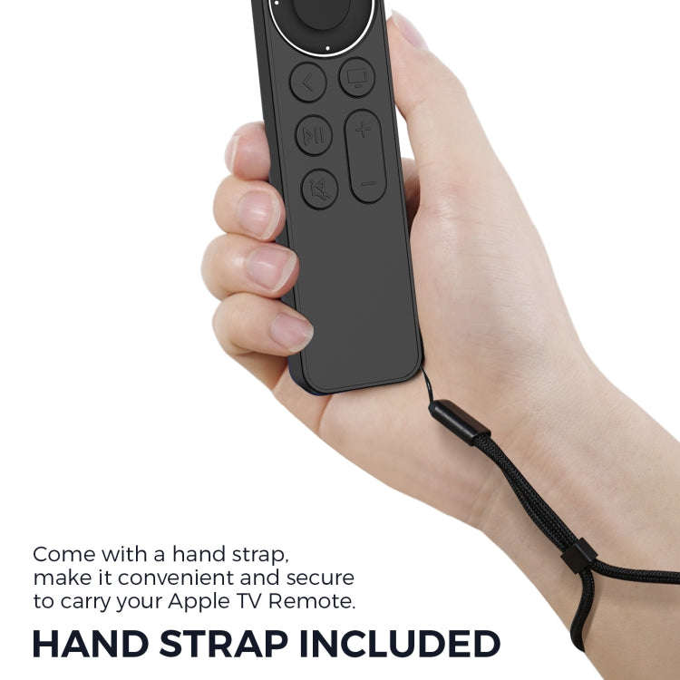 For Apple TV Siri Remote 2/3 AhaStyle PT165 Remote Controller Silicone Protective Case(Blue)