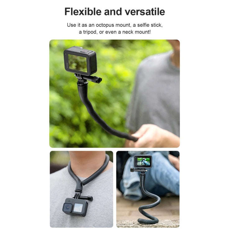TELESIN Flexible Mount Bracket Octopus Tripod For Mini Action Camera and Mobile Phone,Spec: With ...