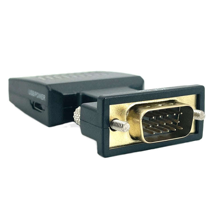 VGA to HDMI Projector HDMI Adapter With Audio Cable Computer HD Converter