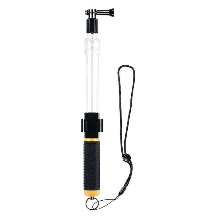 Transparent Retractable Selfie Stick Buoyancy Stick for All Action Cameras