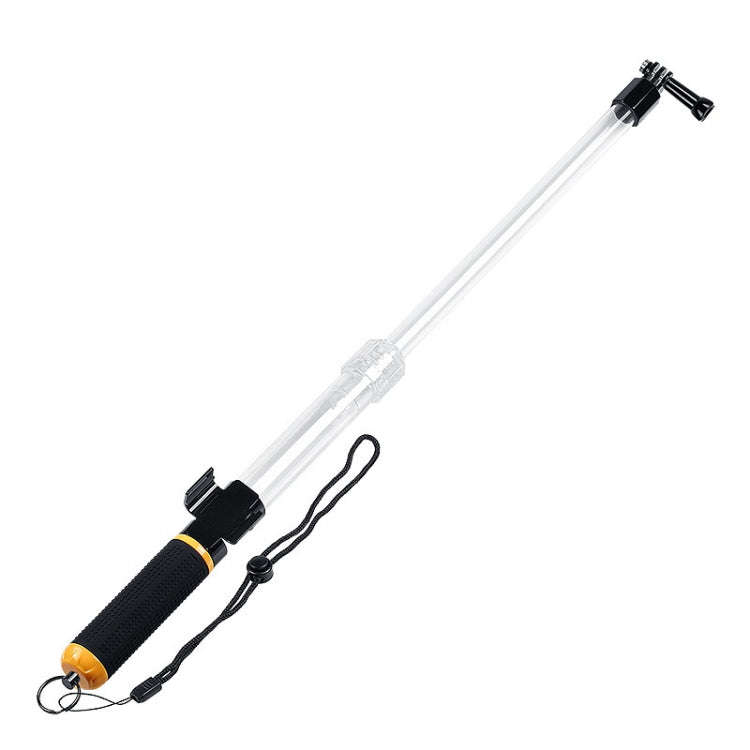 Transparent Retractable Selfie Stick Buoyancy Stick for All Action Cameras