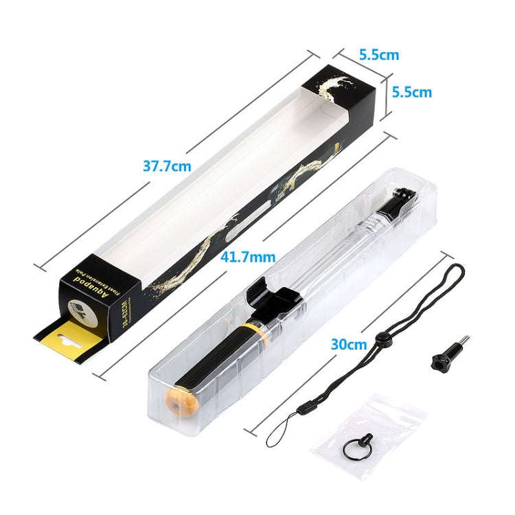 Transparent Retractable Selfie Stick Buoyancy Stick for All Action Cameras
