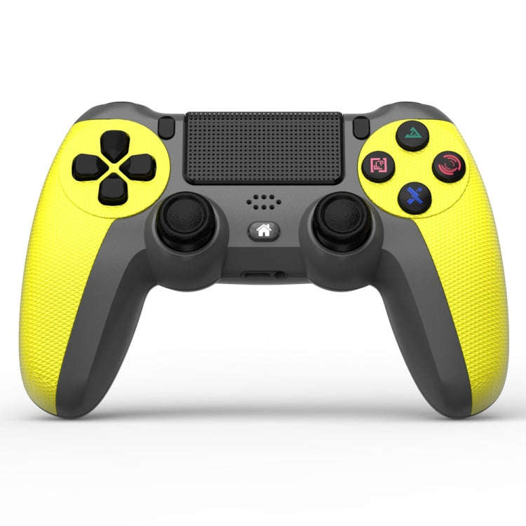 KM048 For PS4 Bluetooth Wireless Gamepad Controller 4.0 With Light Bar(Lemon Yellow)