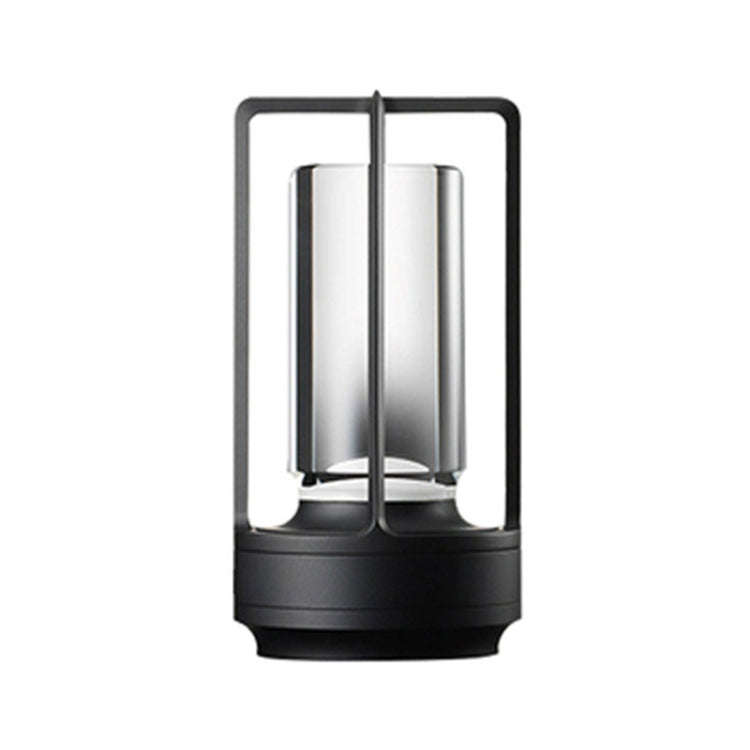 Vintage All Aluminum Cross Table Lamp Hotel Portable Outdoor Camping Touch Night Light, Battery C...