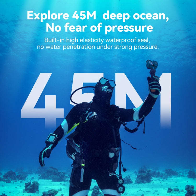 For GoPro Hero11 Black / HERO10 Black / HERO9 Black TELESIN Waterproof Case Full Scene Anti-Fog U...