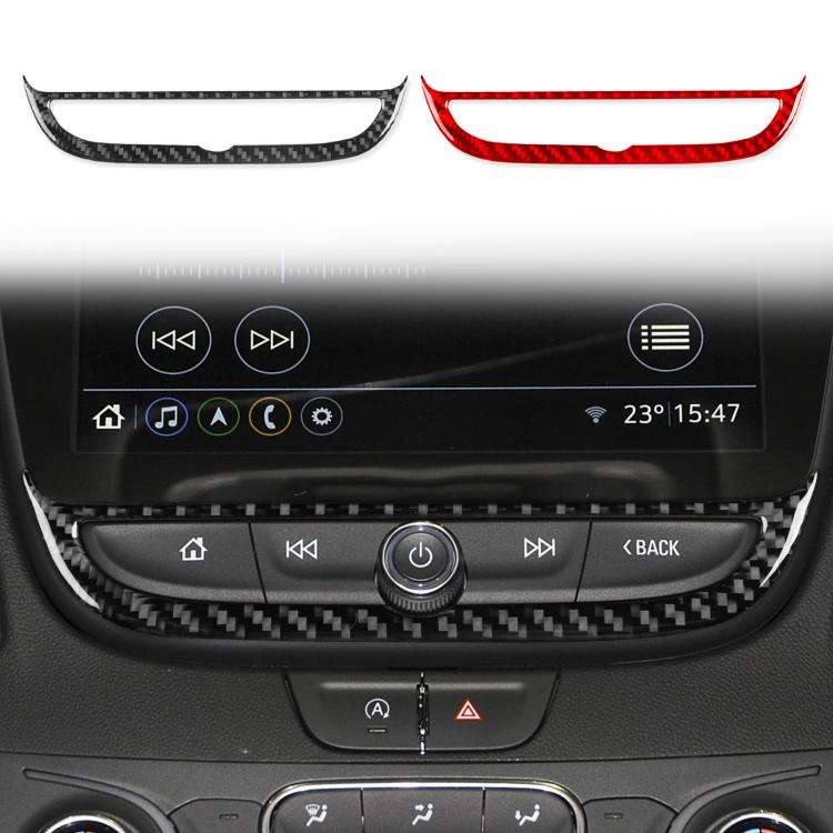 For Chevrolet Malibu 2016-2024 Left-hand Drive Navigation Button Frame Sticker(Red)
