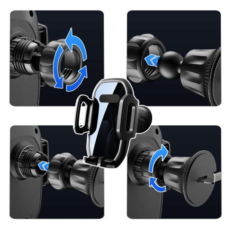 Hook Type Car Mobile Phone Navigation Support Frame(Black)