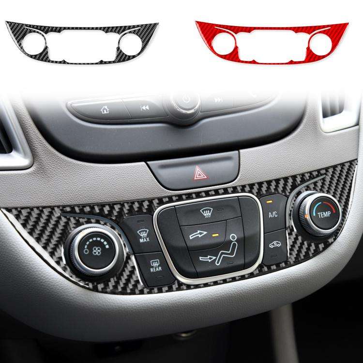 For Chevrolet Malibu 2016-2024 B Model Left-hand Drive Central Control Button Panel Sticker(Red)