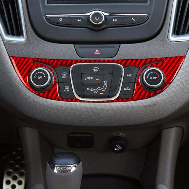 For Chevrolet Malibu 2016-2024 B Model Left-hand Drive Central Control Button Panel Sticker(Red)