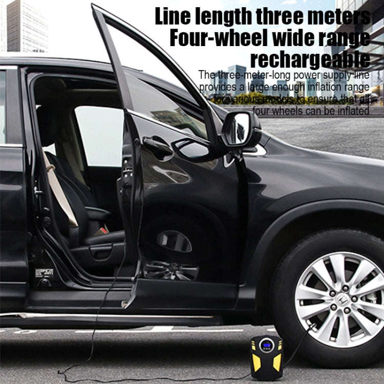 SUITU  ST-5002 DC 12V Car Air Compressor Tire Inflator 150 PSI Auto Air Pump Pointer Model+Toolbox