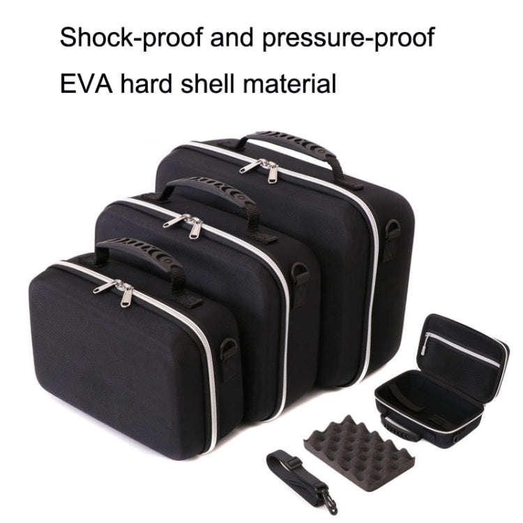 GH1365 Medium Multifunction 3.5 Inch Mobile Hard Disk Bag Photo Printer Bag EVA Shots VR Drone St...