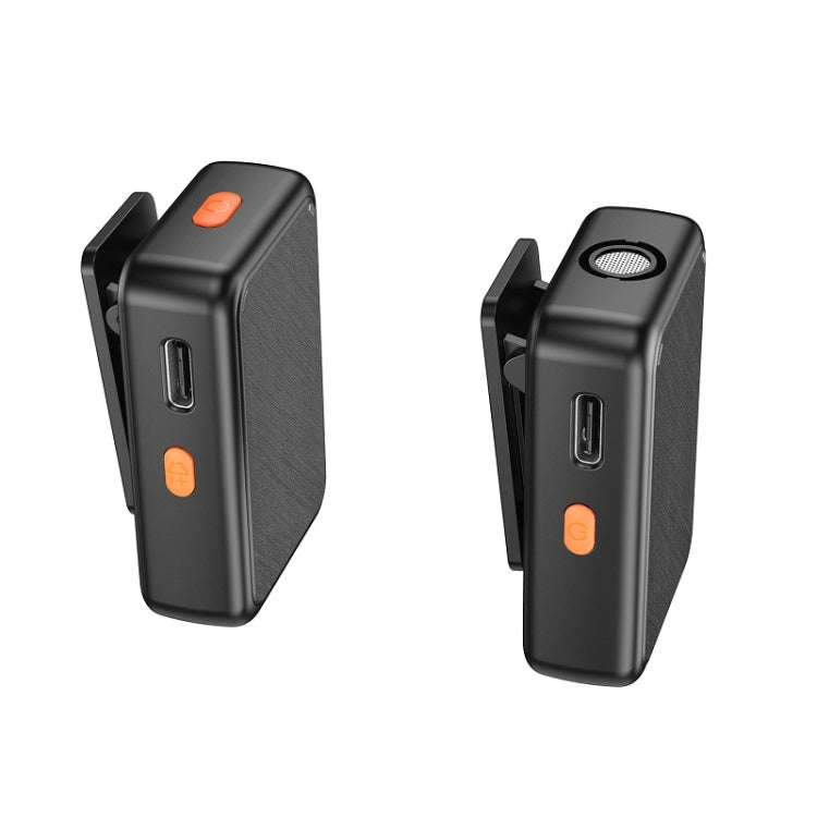 APEXEL APL-MIC009 One For Two Outdoor Live Noise Canceling Microphone(Black)