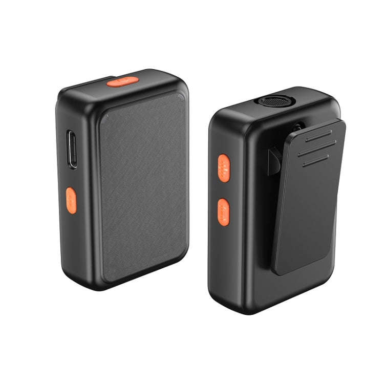 APEXEL APL-MIC009 One For Two Outdoor Live Noise Canceling Microphone(Black)