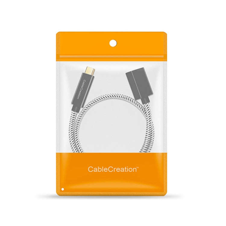CC0316 1m Type-C / USB-C Male to Female Extension Cable Computer Phone Charging Cable(Black)