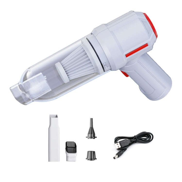 SUITU  ST-6629 3 In 1 5500pa Car Wireless Vacuum Cleaner Blowing Suction And Pumping 3 Modes Whit...