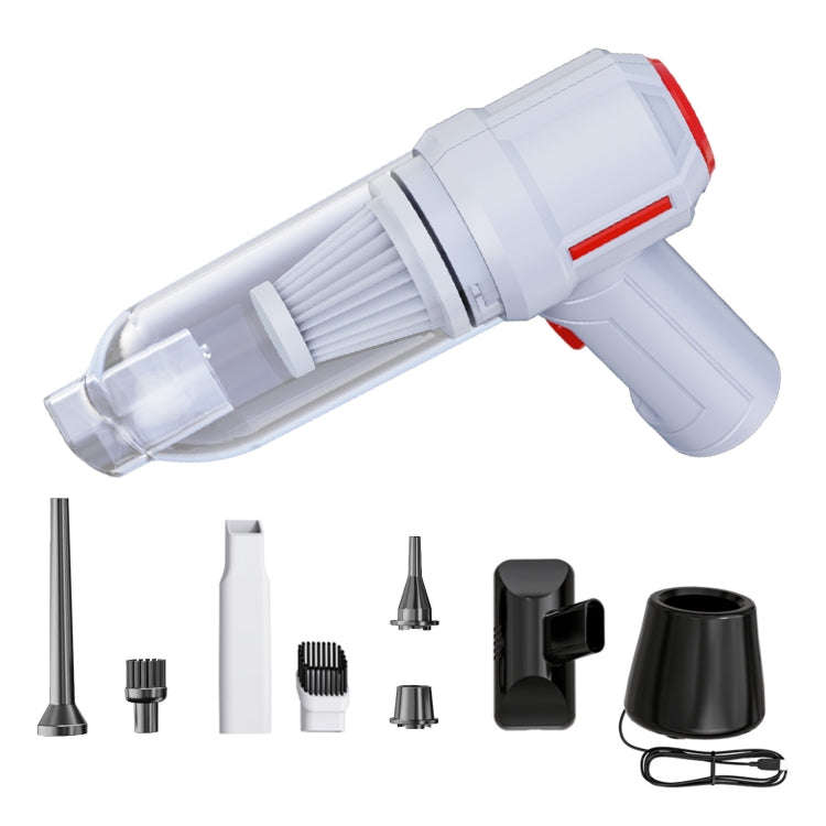 SUITU  ST-6629 3 In 1 5500pa Car Wireless Vacuum Cleaner Blowing Suction And Pumping 3 Modes Whit...
