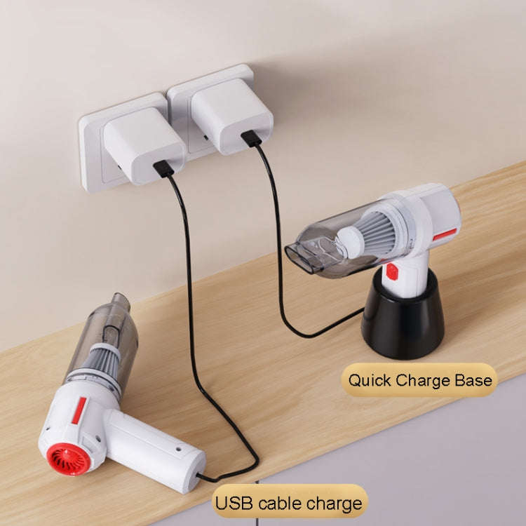 SUITU  ST-6629 3 In 1 5500pa Car Wireless Vacuum Cleaner Blowing Suction And Pumping 3 Modes Whit...