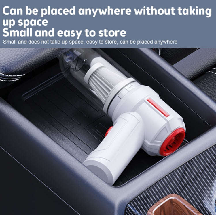 SUITU  ST-6629 3 In 1 5500pa Car Wireless Vacuum Cleaner Blowing Suction And Pumping 3 Modes Whit...