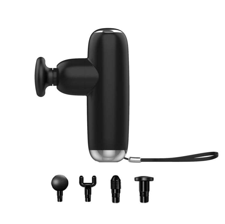 M02 Portable Fitness Multi-Gear Household Mini Fascial Massager(Black)