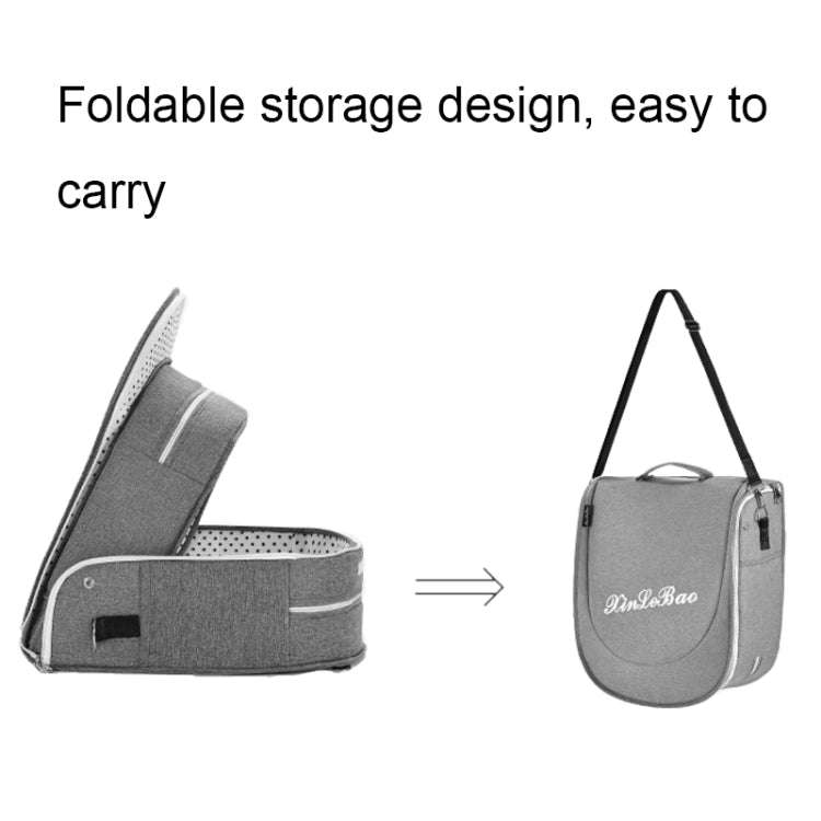706 Backpack Portable Movable Crib Multifunctional Foldable Baby Bed, Color: Sky Blue