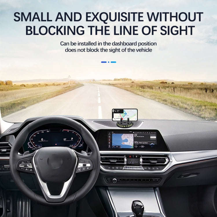 R-2017 Car Mobile Phone Holder 360 Degree Rotatable Swan Stand With Number Plate