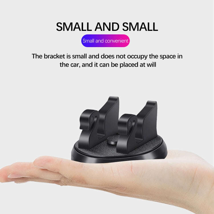 R-2017 Car Mobile Phone Holder 360 Degree Rotatable Swan Stand With Number Plate